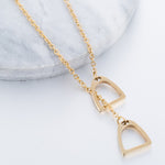 Double Stirrup Necklace