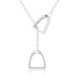 Double Stirrup Necklace