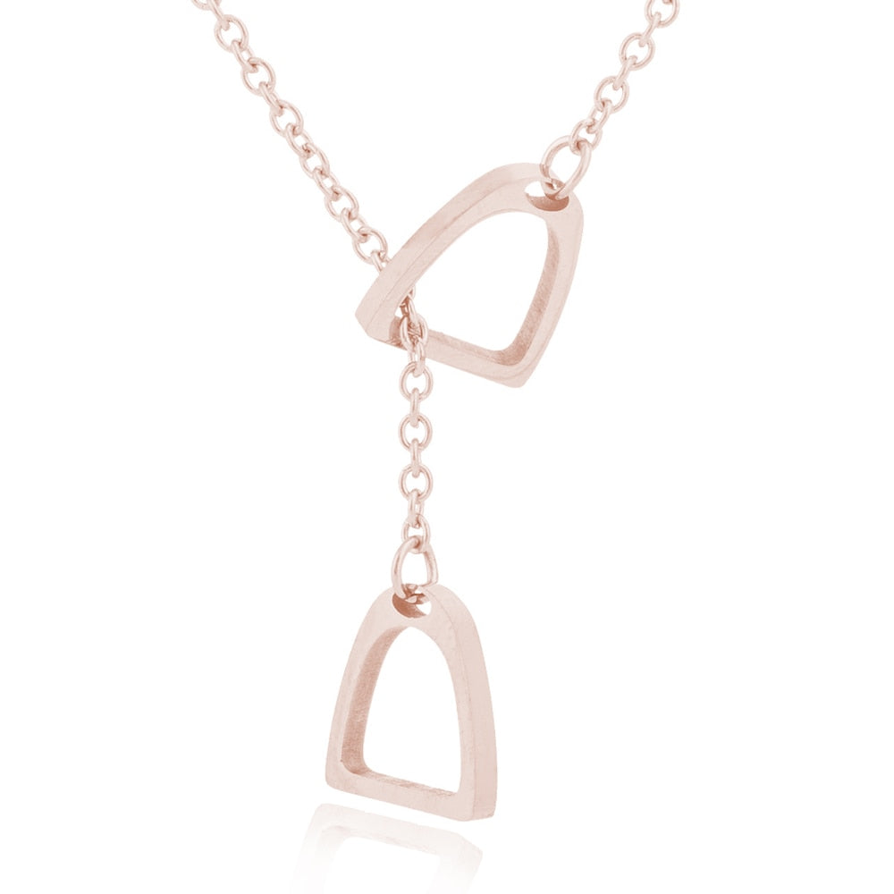 Double Stirrup Necklace