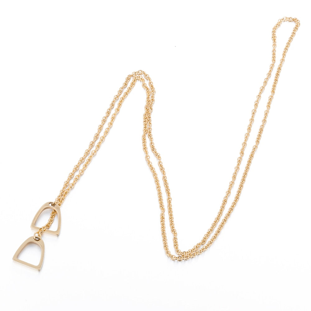 Double Stirrup Necklace