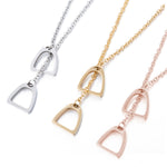 Double Stirrup Necklace